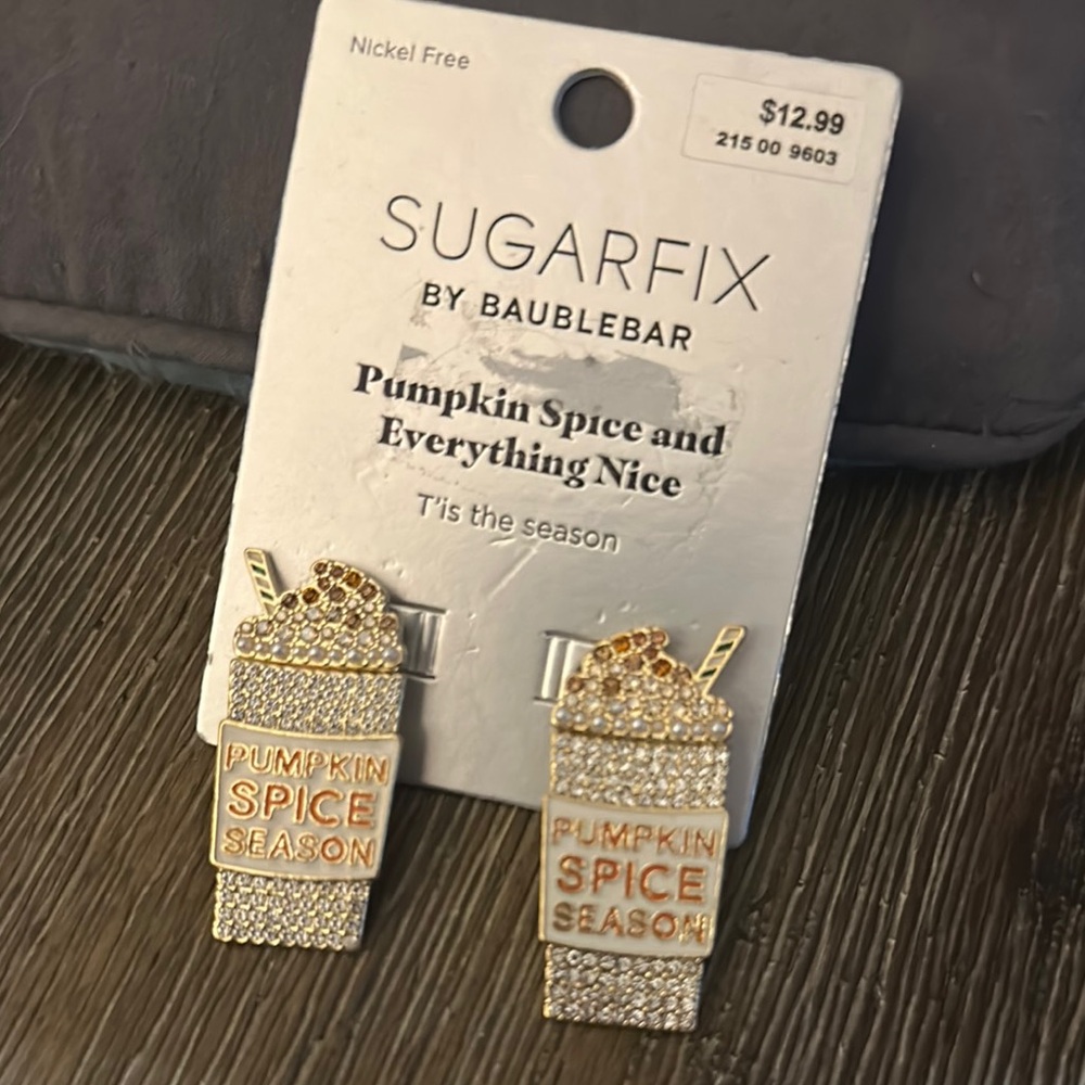 Sugar fix by Baublebar pumpkin spice & everything nice  Earrings
